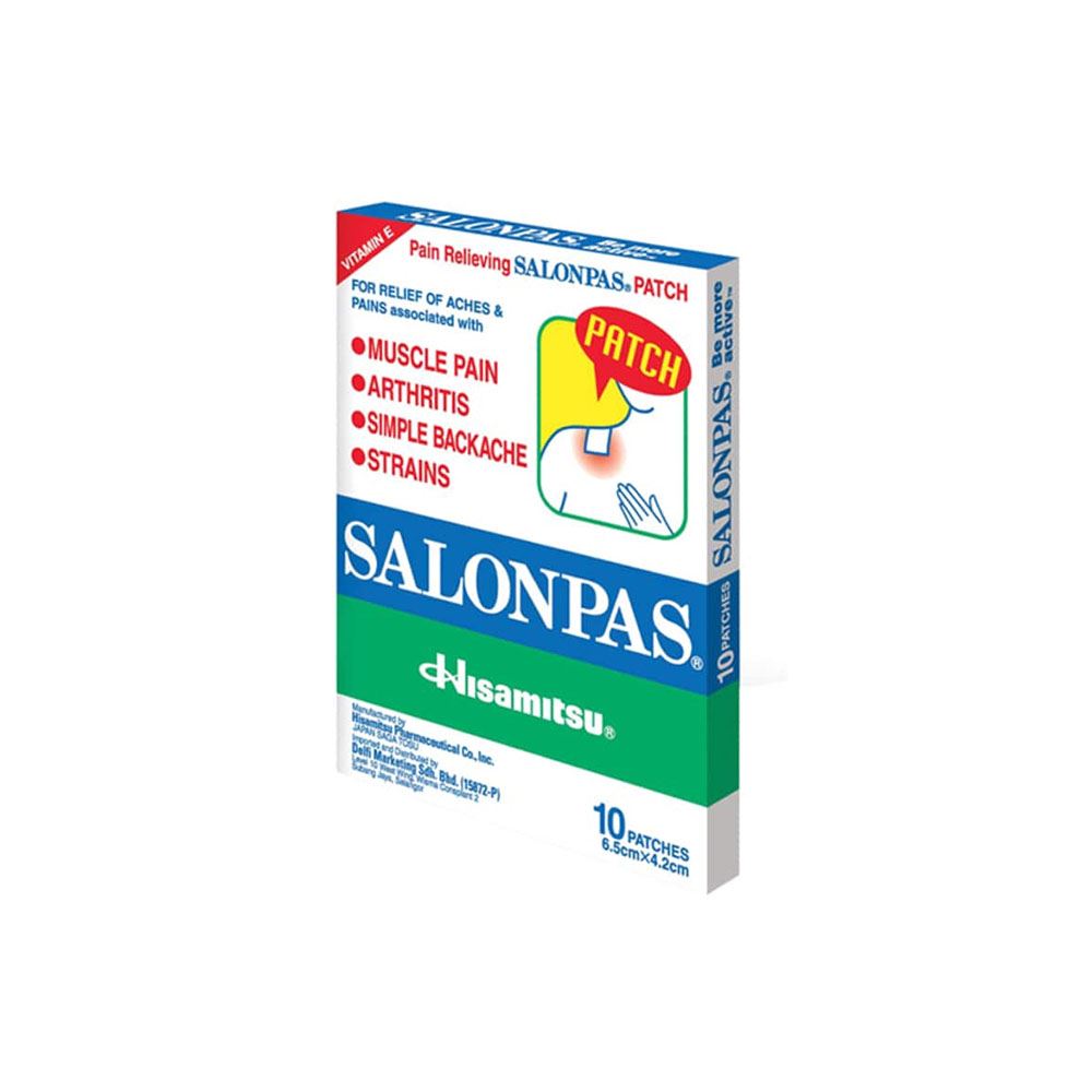 Salonpas 10 Patches (6.5cm X 4.2cm) 