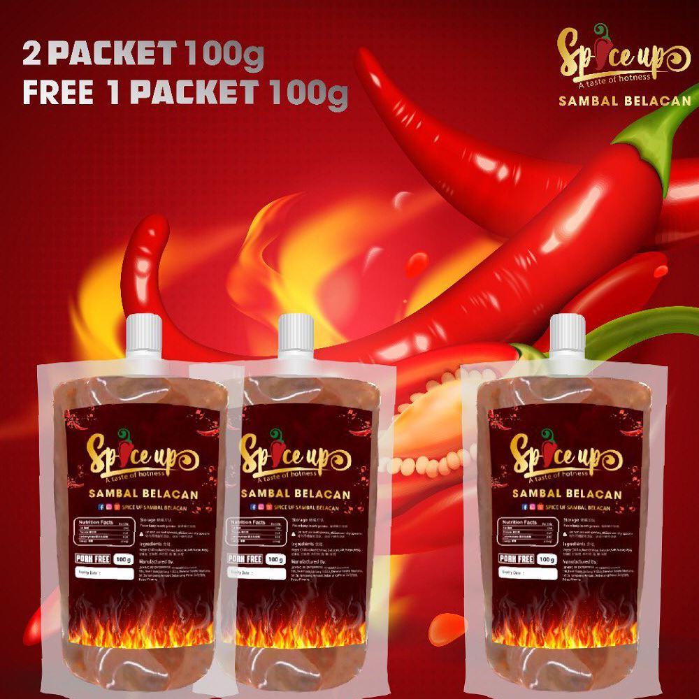 Spice Up Sambal Belacan 100g New Packaging