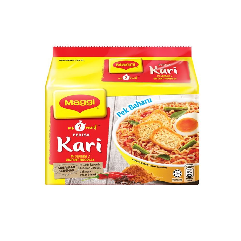 Maggi Instant Noodle 2-Minute Curry Flavour