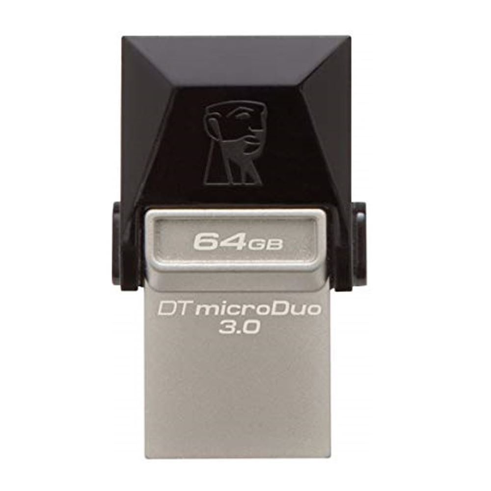 Kingston DataTraveler microDuo 64GB 3.0 OTG microDuo Flash Drive 