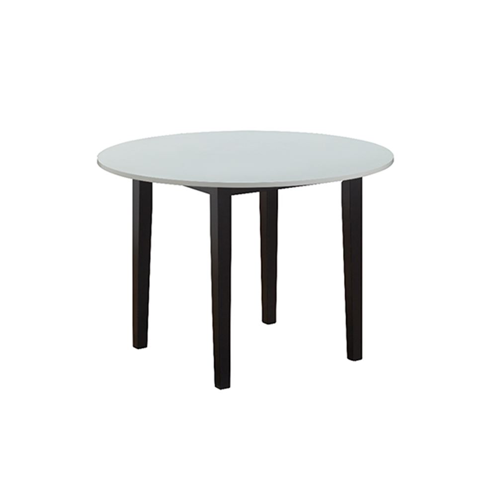 Emily Wooden Dining Table - Black White Color