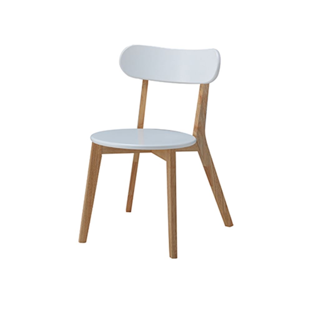Helsinki Wooden Dining Chair - White Color