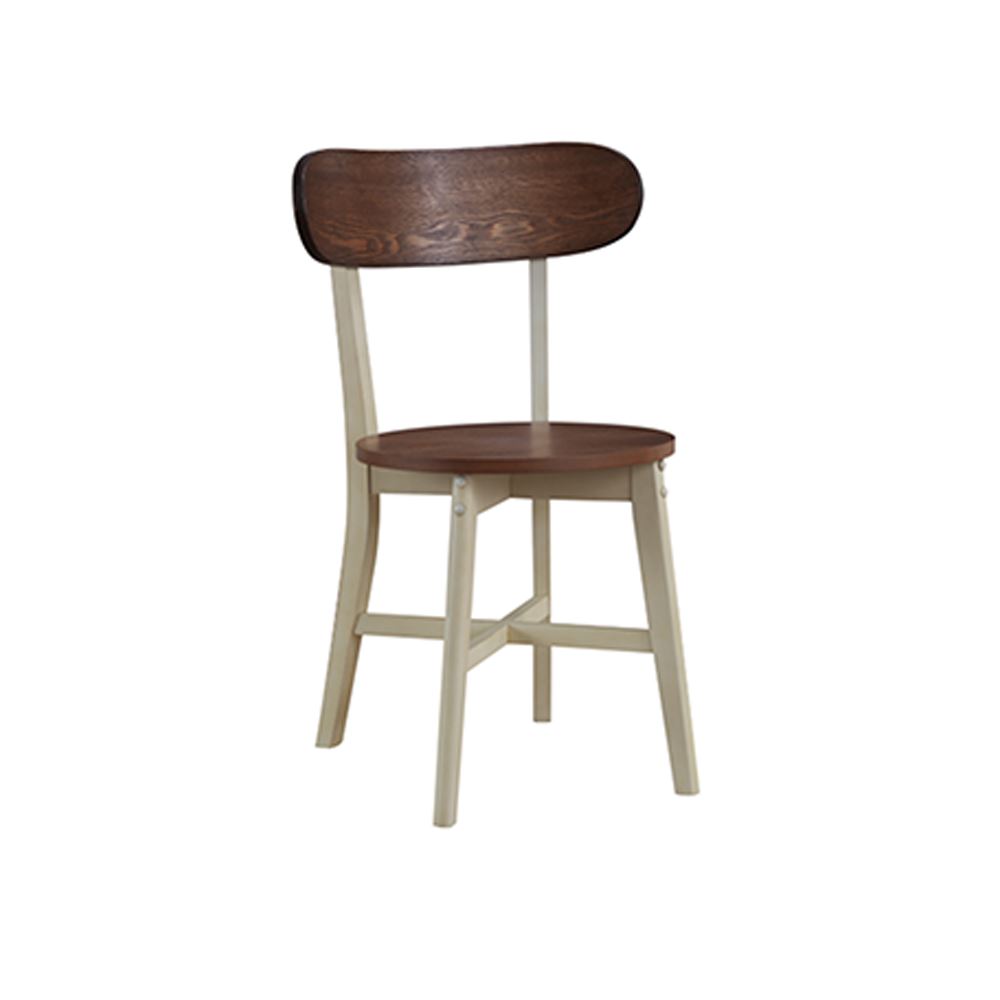 Milan Wooden Dining Chair - Brown Color