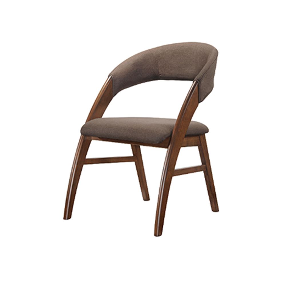 Milano Wooden Dining Chair - Walnut Color