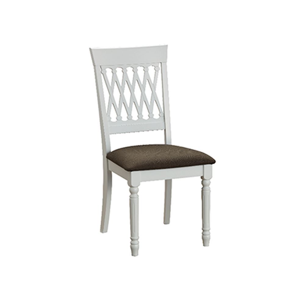 PK7001 Wooden Dining Chair - White Color