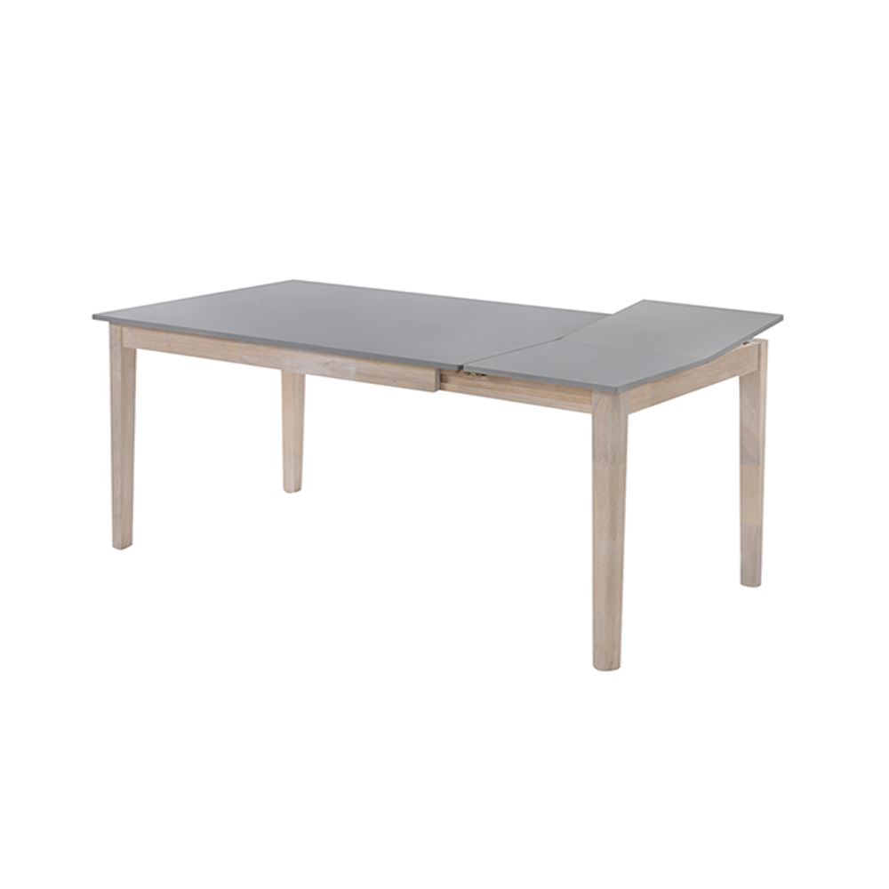 Stockholm Wooden Side Extendable Table - Grey Color Color: Grey