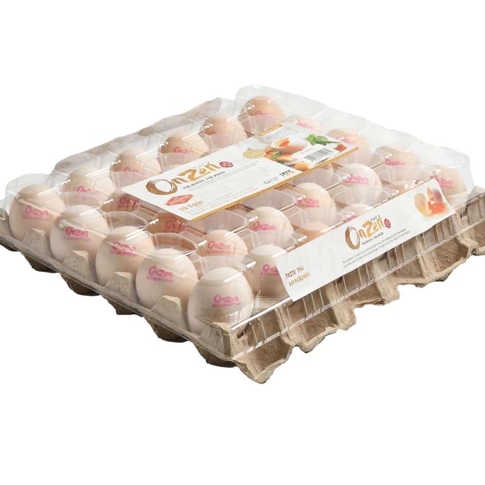 Onzen Eggs Ivory Edition - 30pcs  Whole Egg Enriched With Astaxanthin From Japan