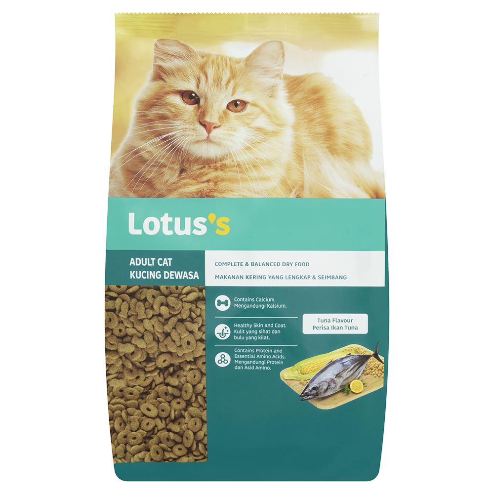 Lotuss Adult Cat Food Tuna Flavour 1.3kg