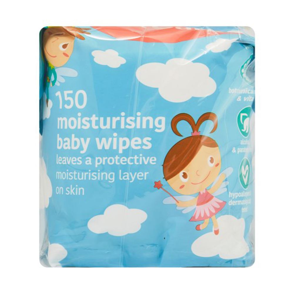 Cute & Care Baby Wipe Refill Moist 150's x 2