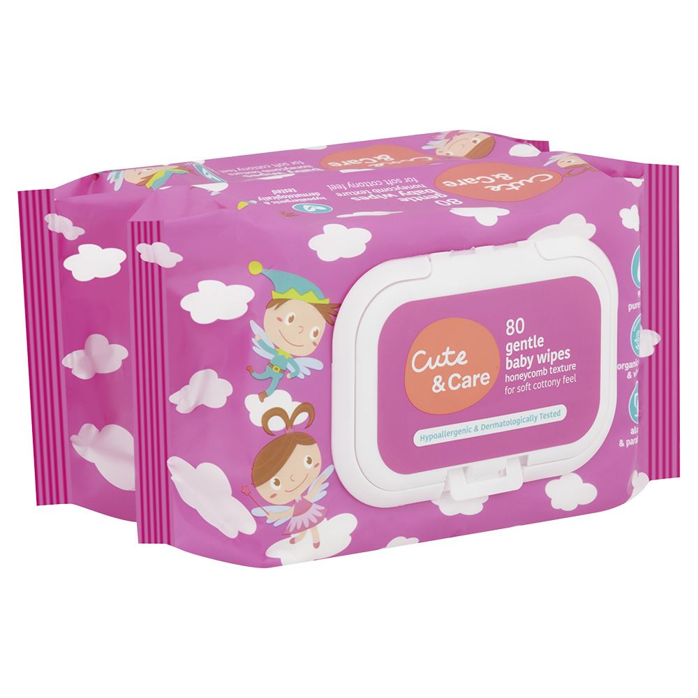 Cute & Care Baby Wipes - 94g