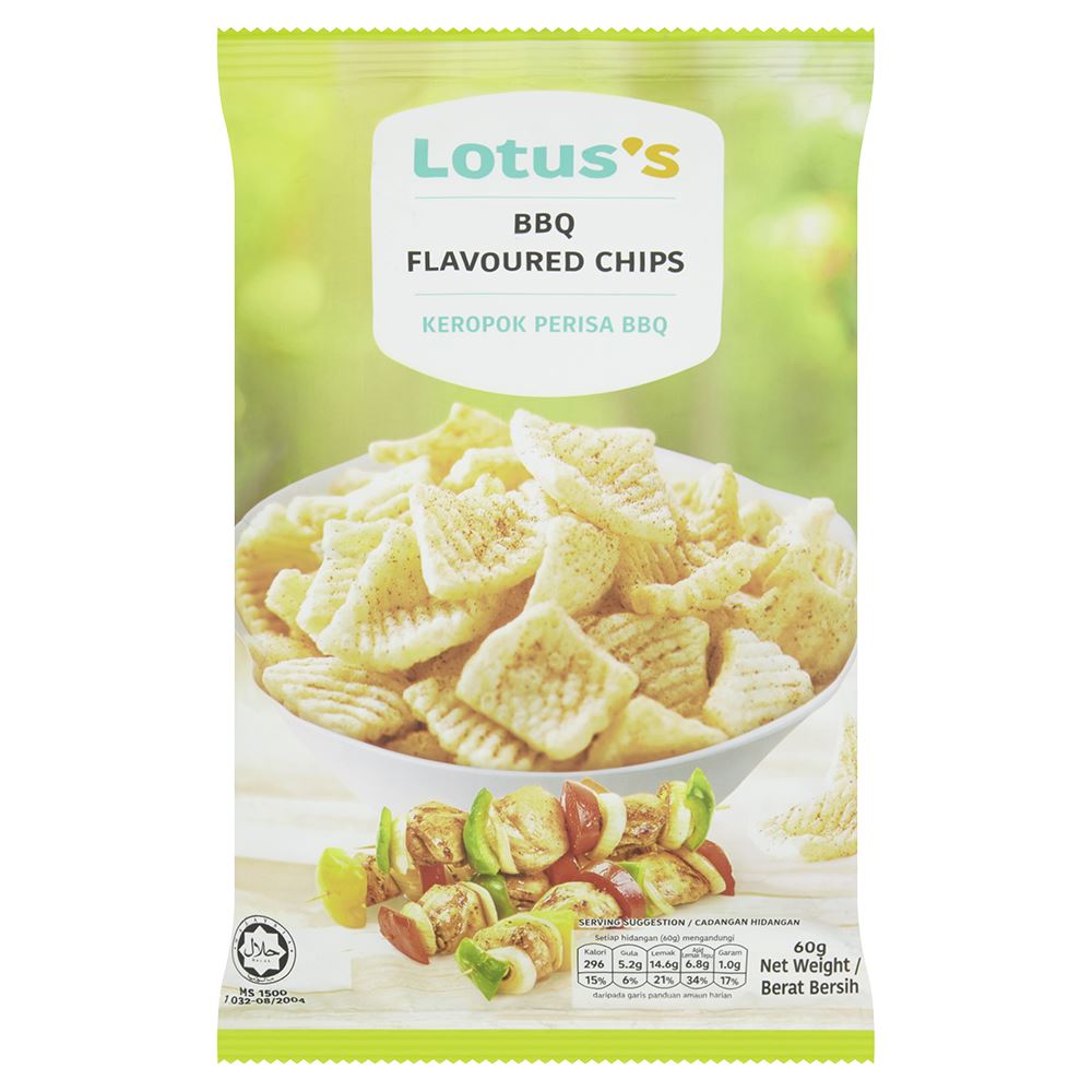 Lotuss BBQ Flavoured Chips 60g