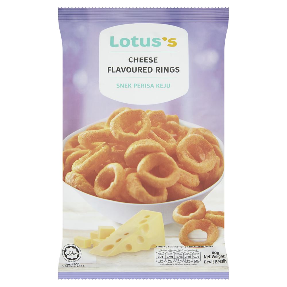 Lotuss Cheese Flavour Rings 60g