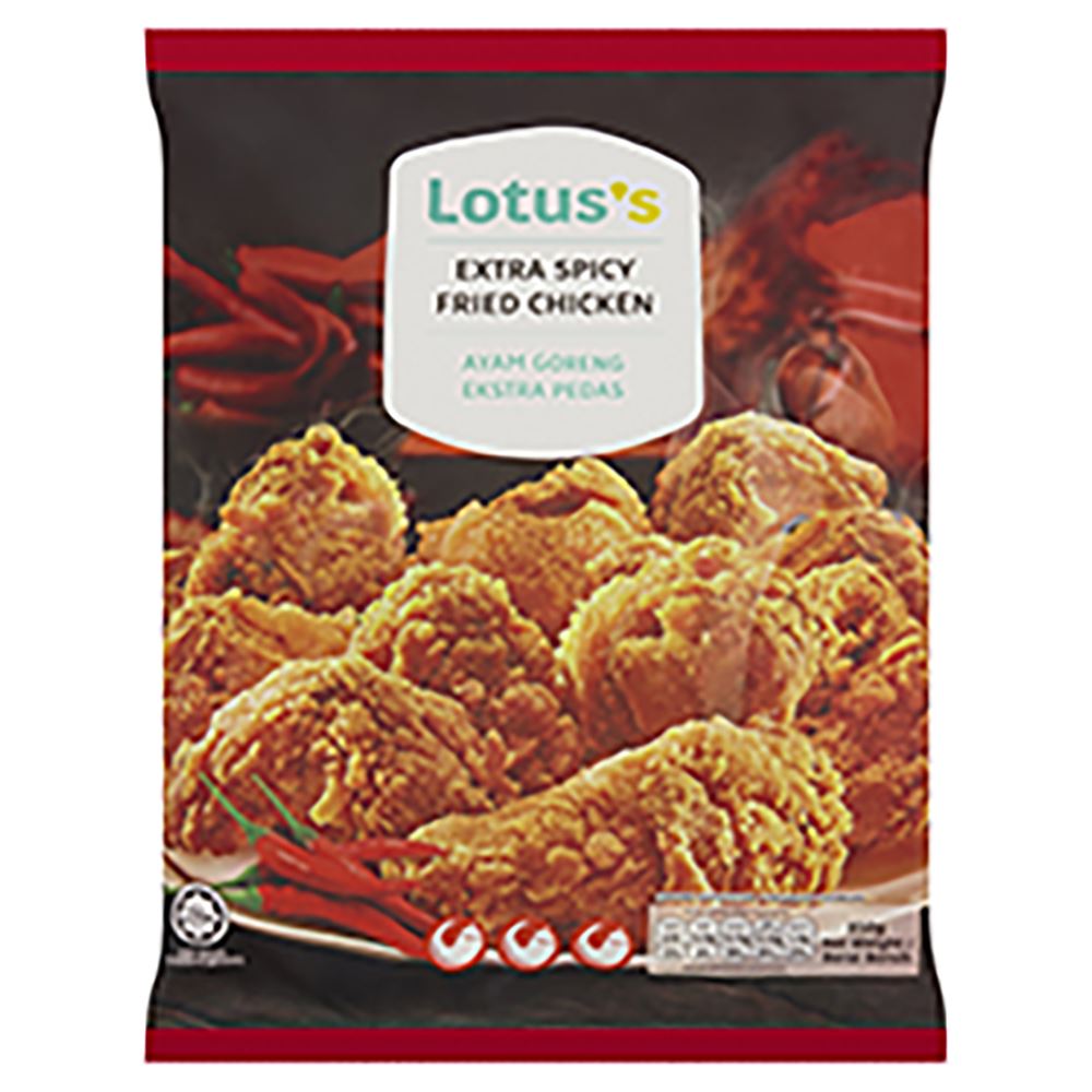 Lotuss Extra Spicy Fried Chicken 850g