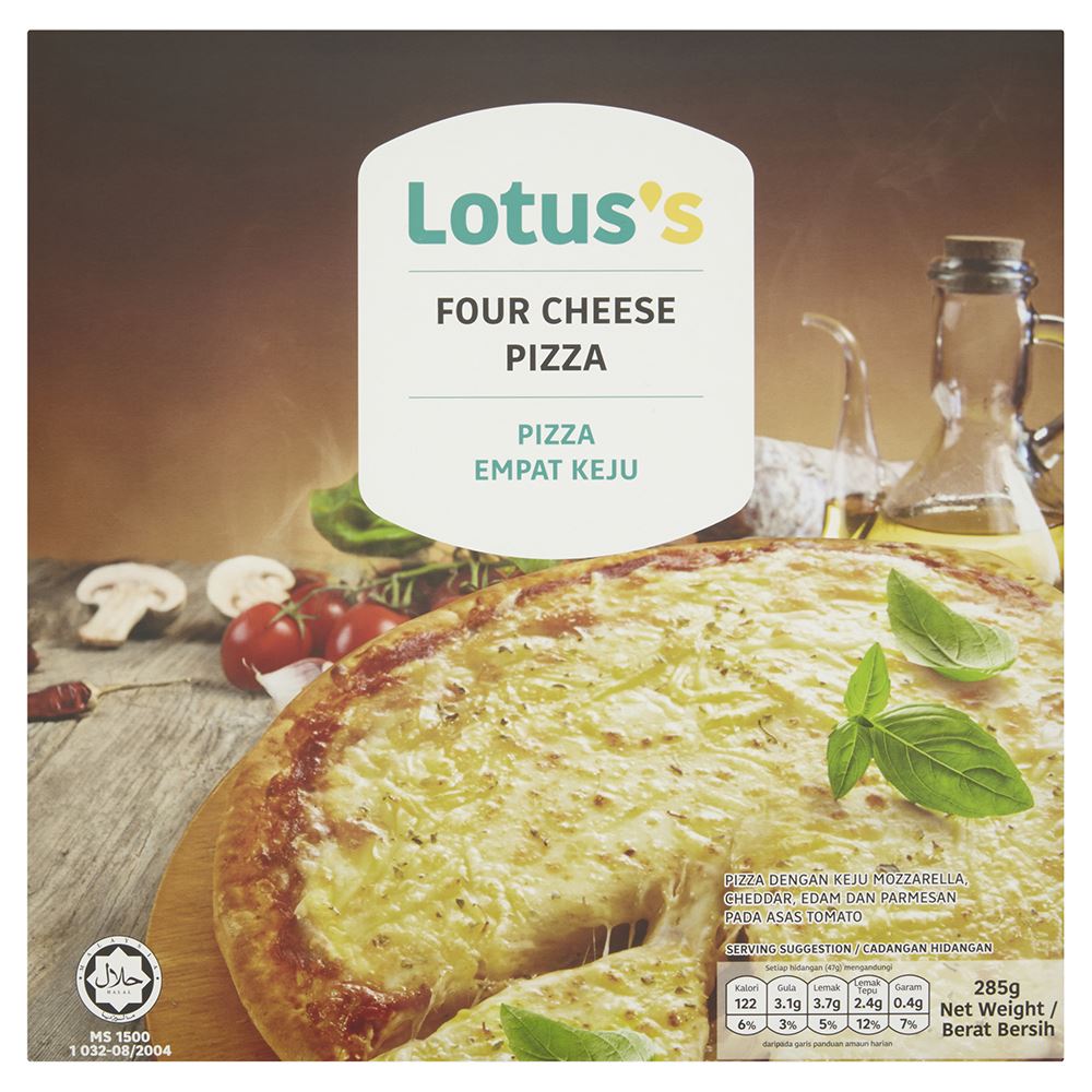 Lotuss Four Cheese Pizza 285g