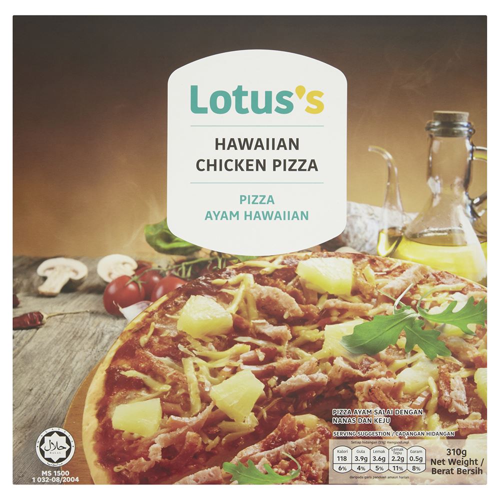Lotuss Hawaiian Chicken Pizza 310g