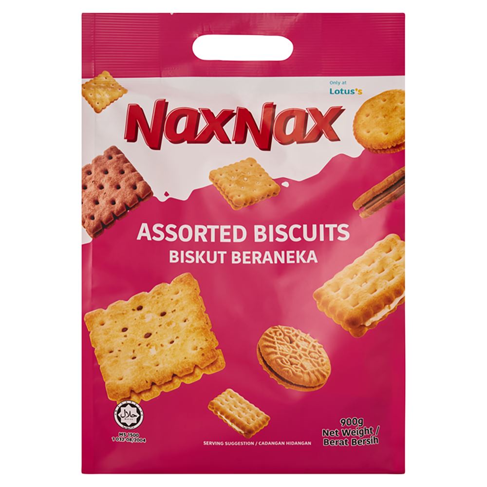 NaxNax Assorted Biscuits 900g