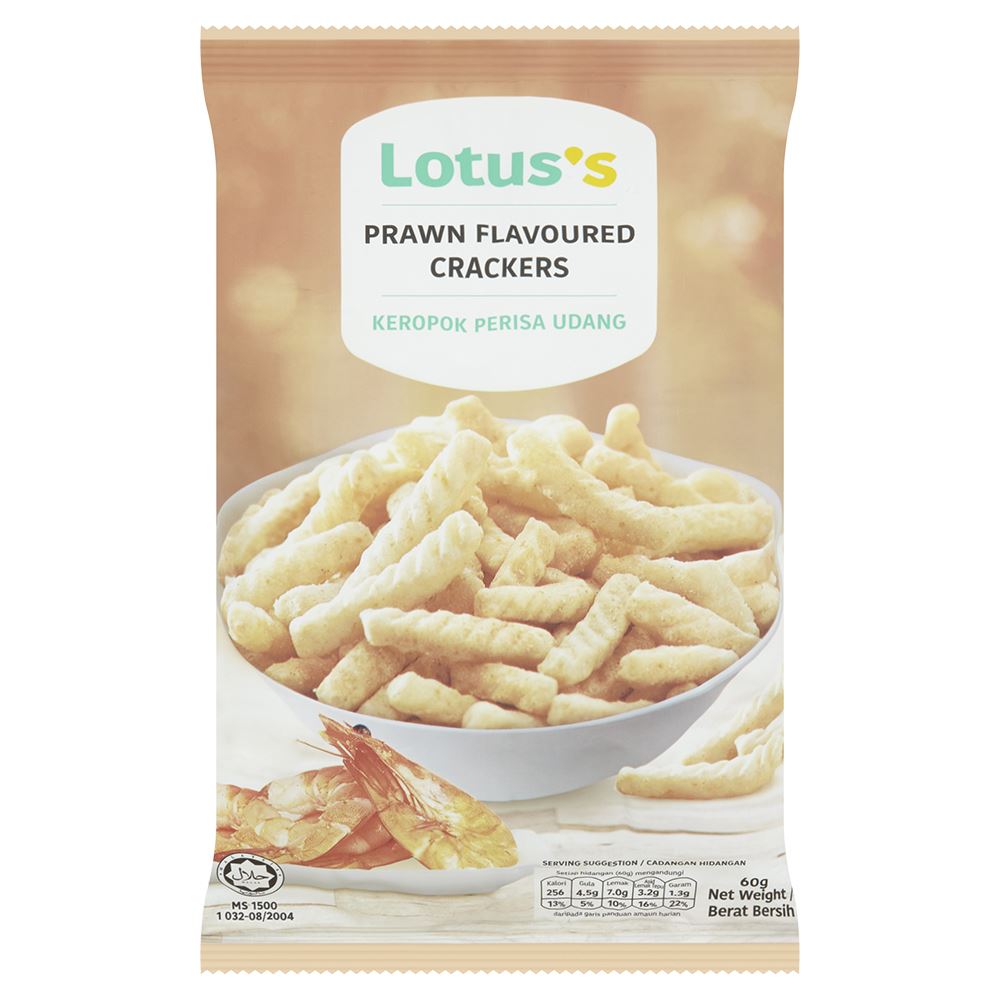 Lotuss Prawn Flavour Crackers 60g