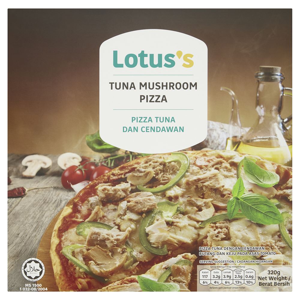 Lotuss Tuna Mushroom Pizza 320g