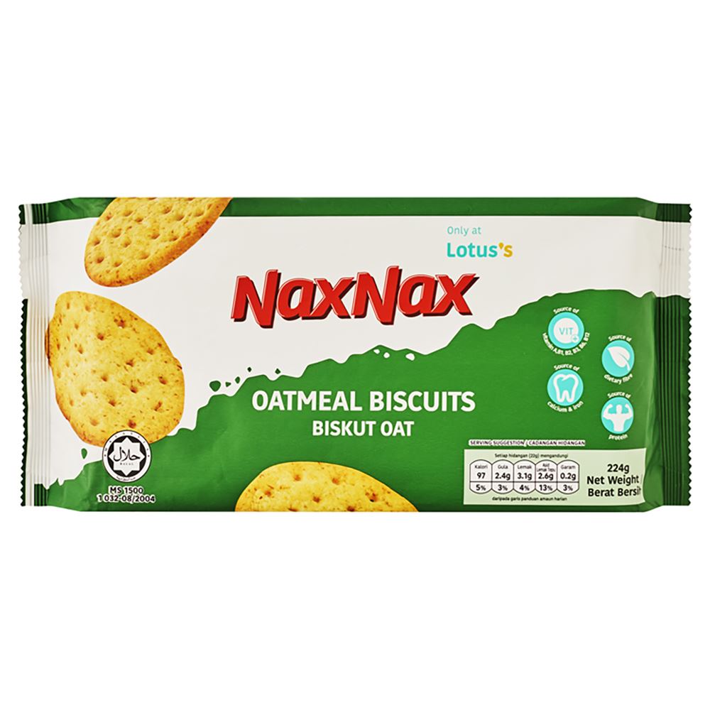 NaxNax Oatmeal Biscuit 224g
