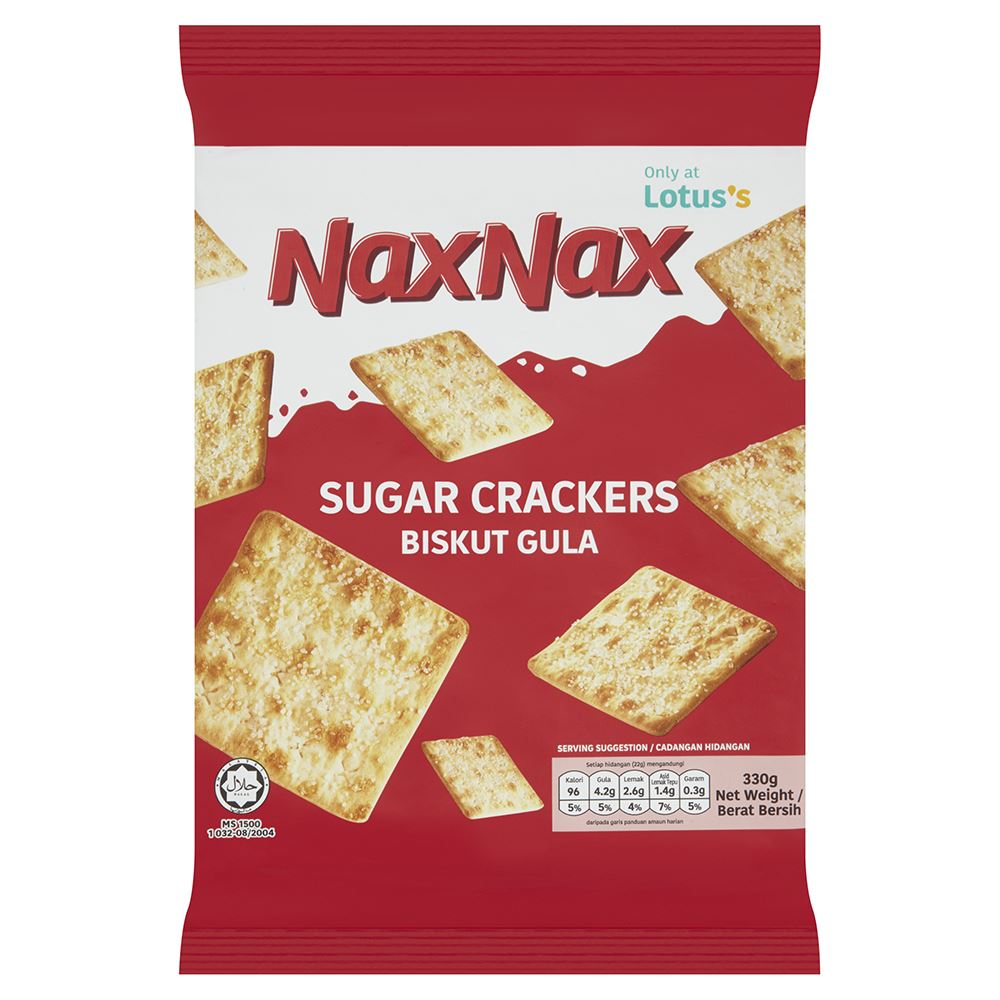 NaxNax Sugar Crackers 330g
