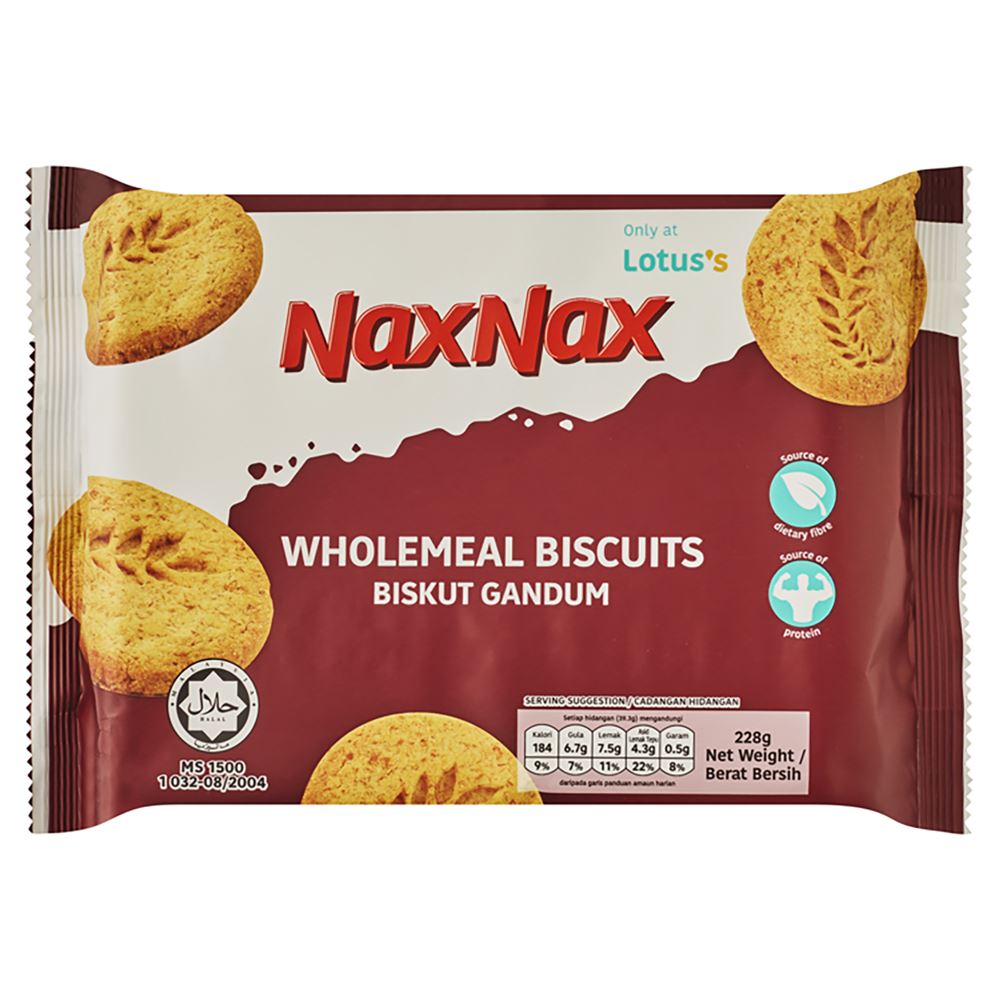 NaxNax Wholemeal Biscuit 228g