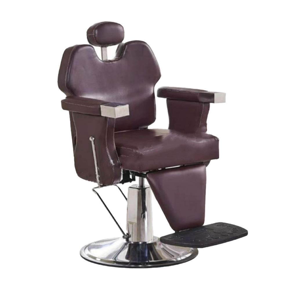 Barber Chair Dark Brown