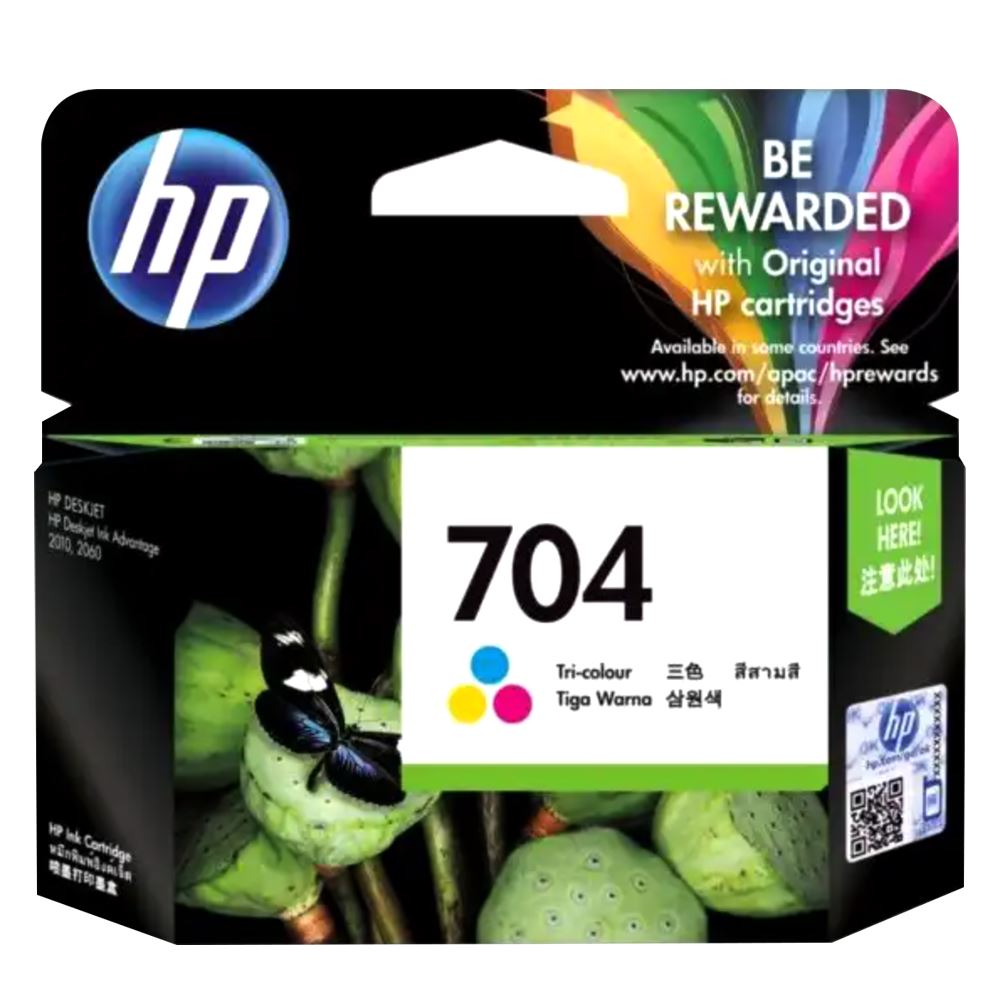 HP 704 Tri-color Ink Advantage Cartridge