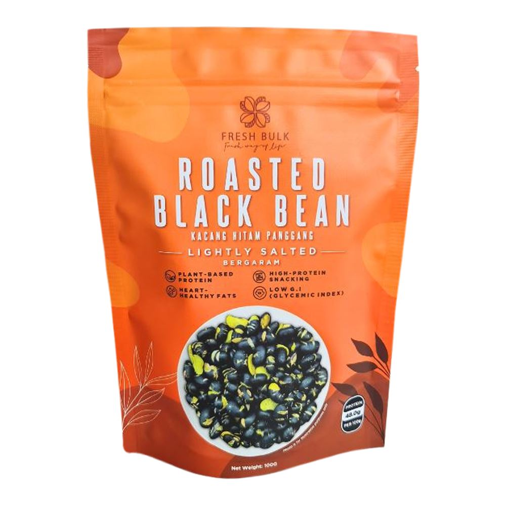 Fresh Bulk Roasted Black Bean - 100g - 40 Packets