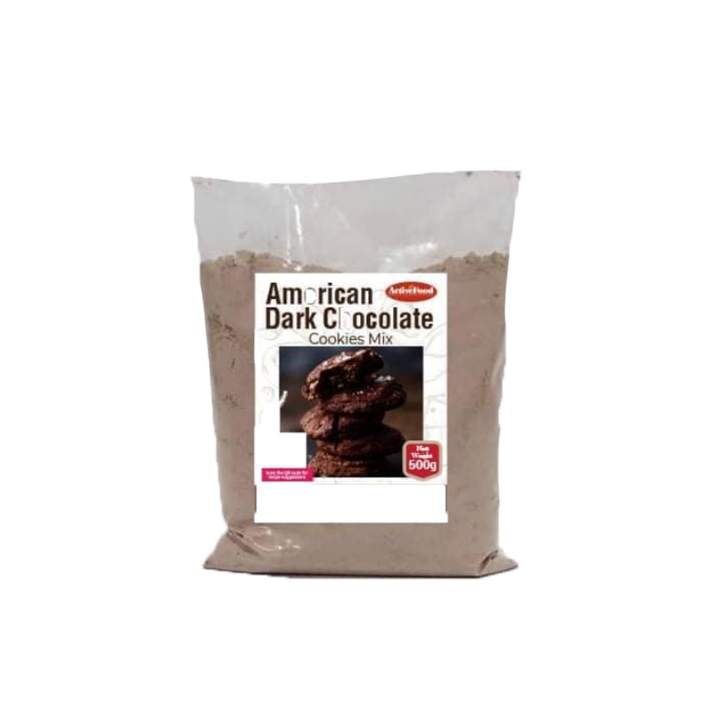 ActiveFood American Dark Chocolate Cookies Mix - 500g