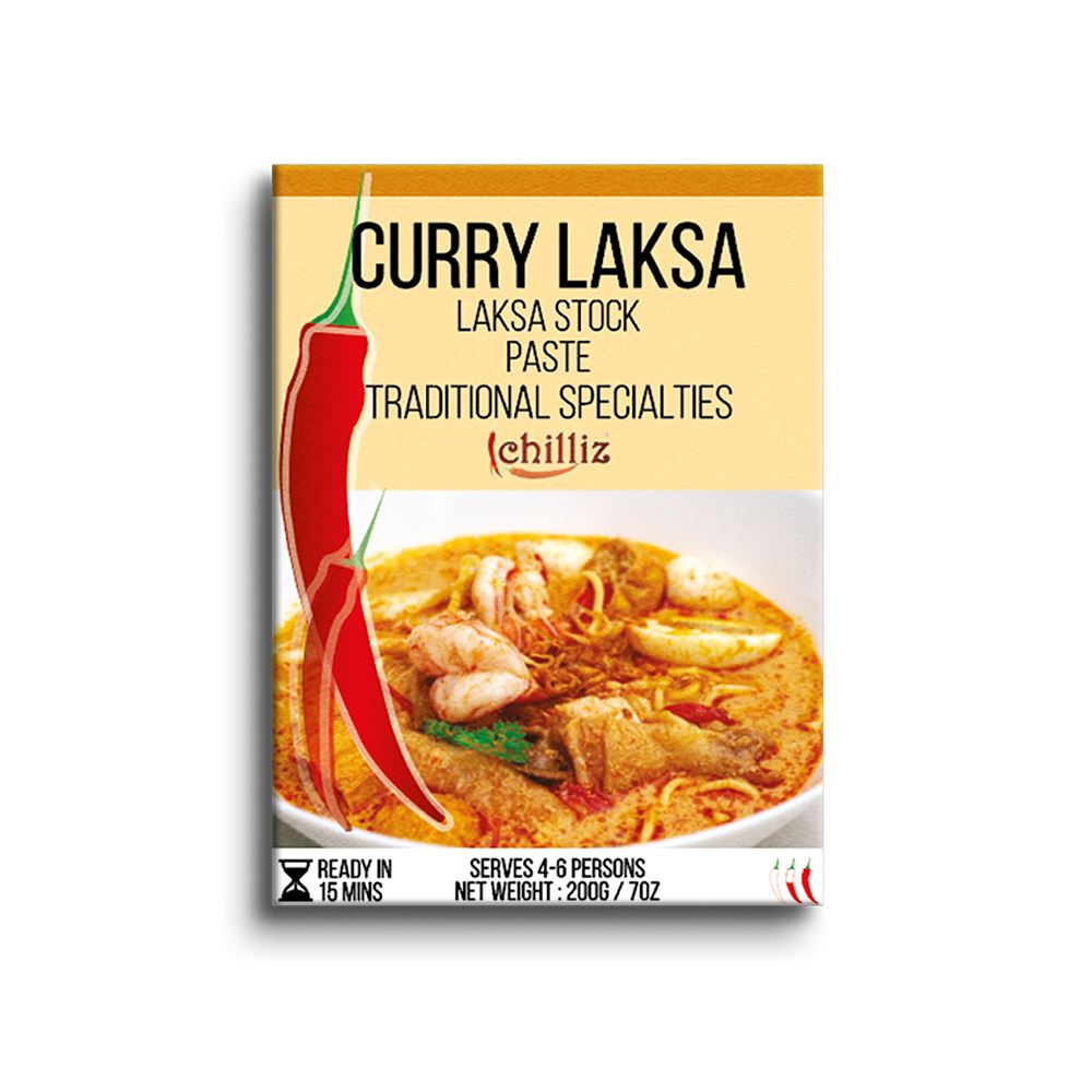 Chilliz Curry Laksa Paste - 200 Gram