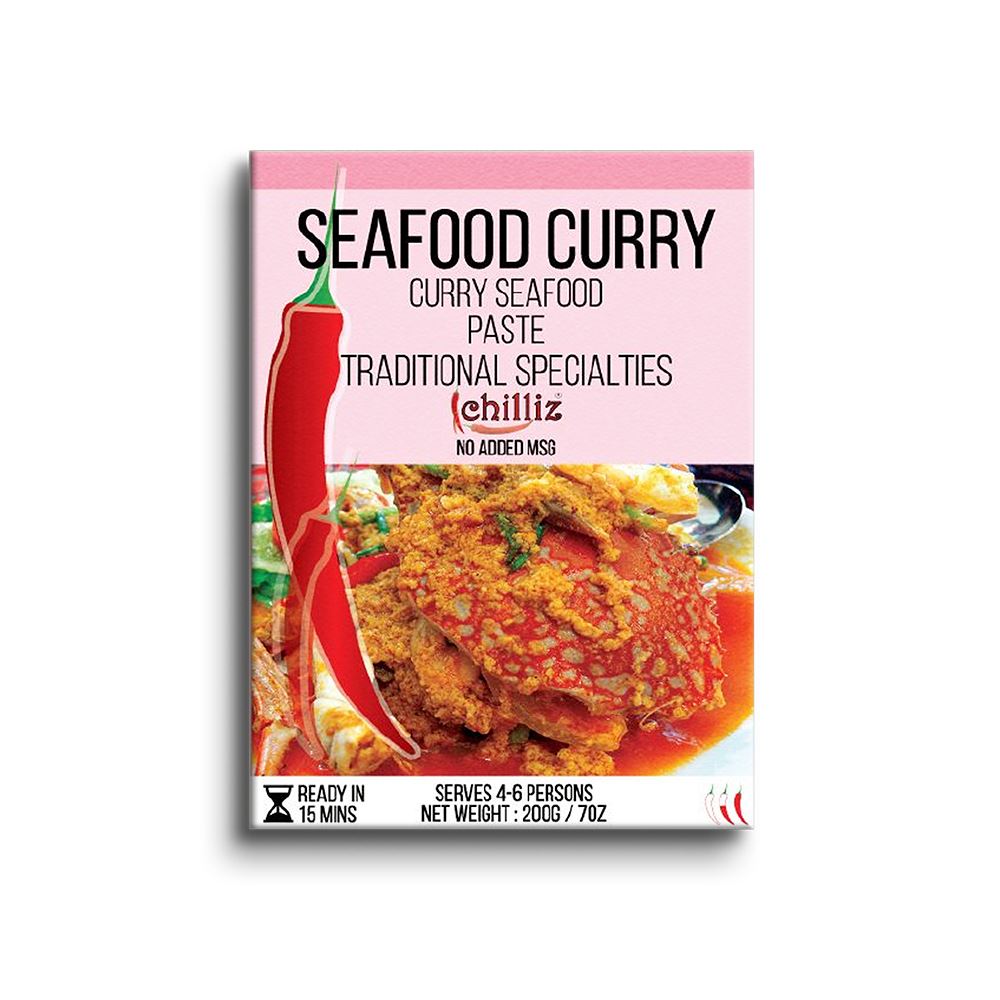 Chilliz Seafood Curry Paste - 200 Gram