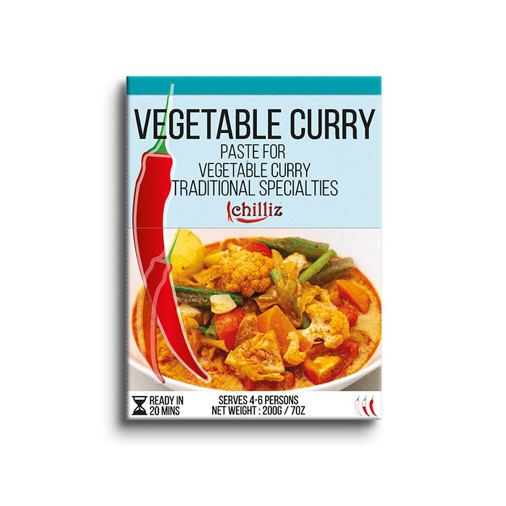 Chilliz Vegetable Curry Paste - 200 Gram