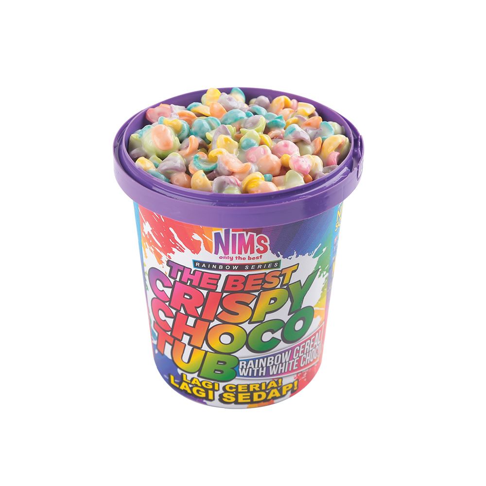 NIMS Crispy Choco Tub - Mini Rainbow Coco Crunch