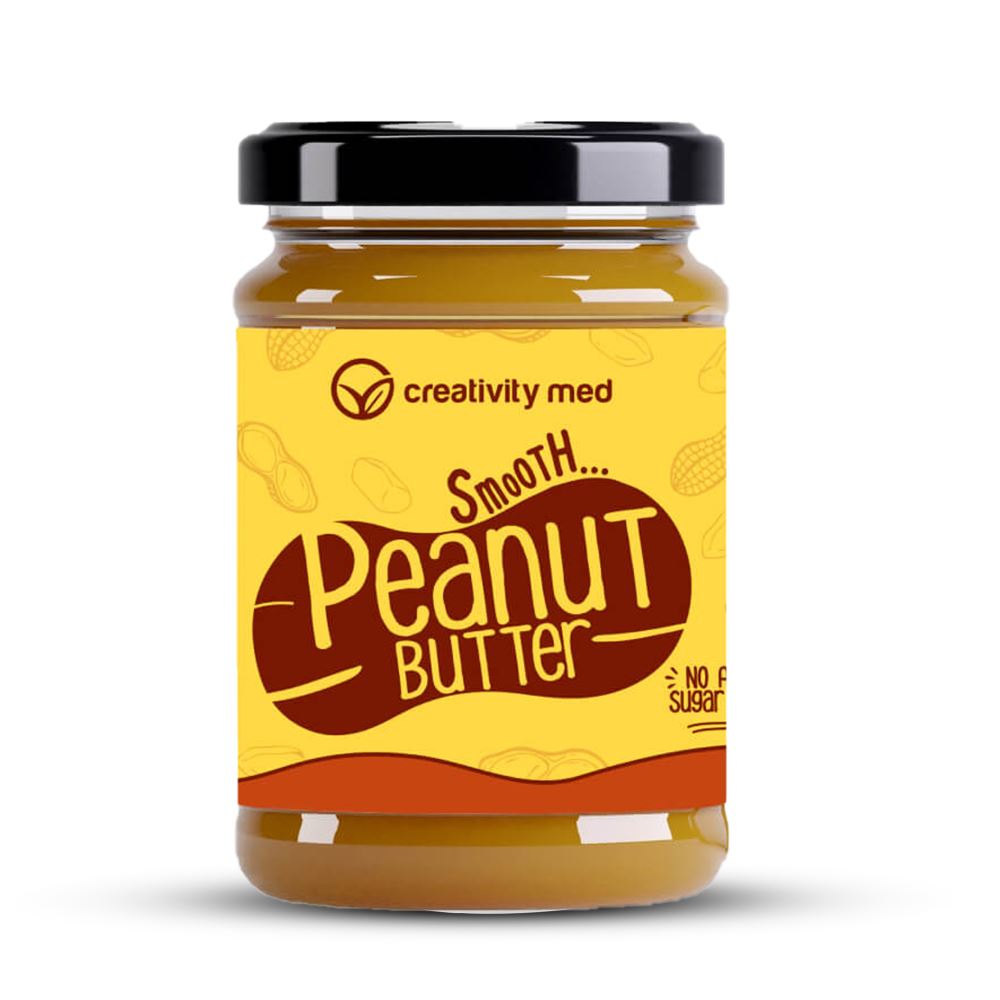 Creativity Med - Smooth Peanut Butter (Sugar & Salt Free)