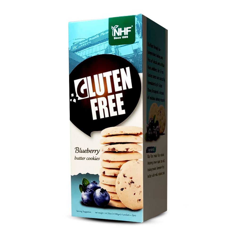 NHF Gluten Free Blueberry Butter Cookies