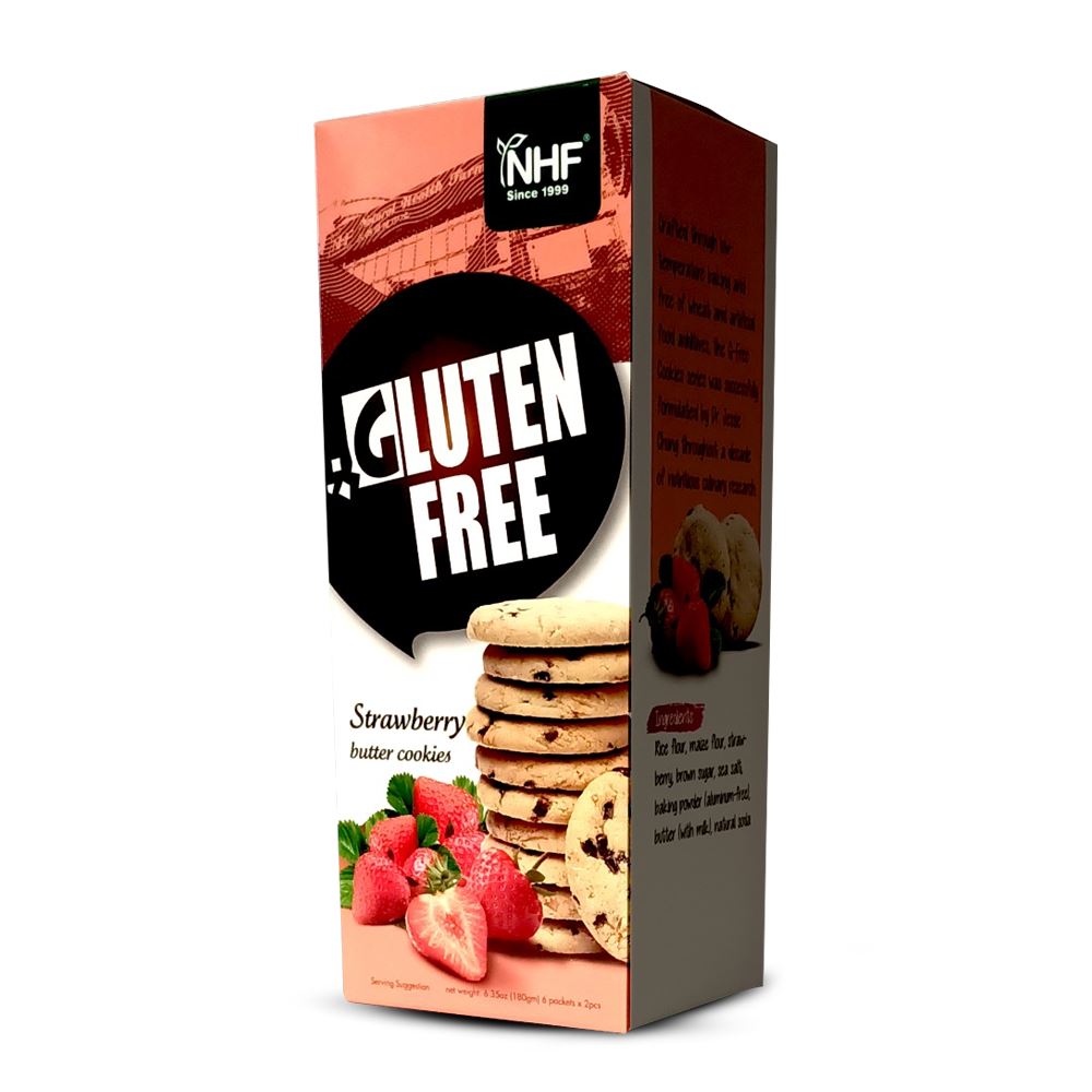 NHF Gluten Free Strawberry Butter Cookies