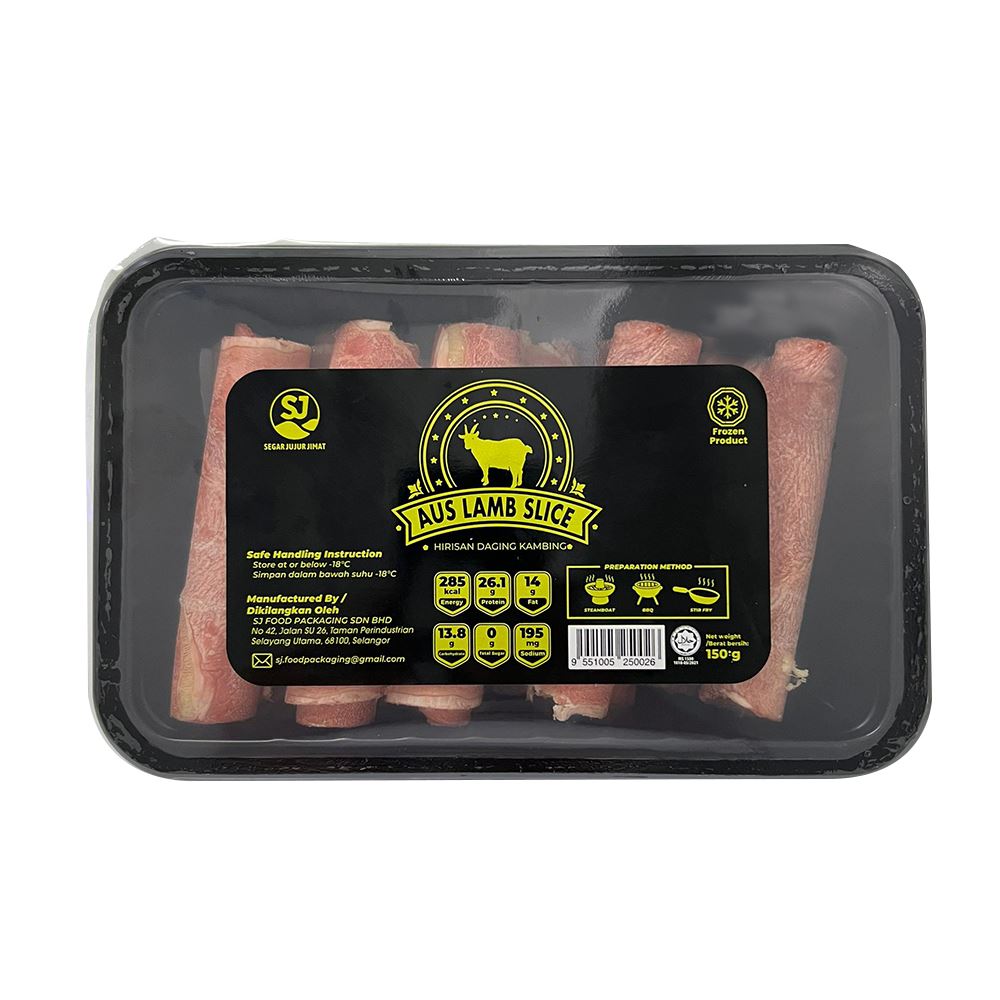 SJ Australia Sliced Lamb - 150g