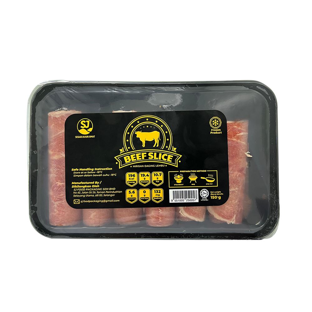 SJ Premium Sliced Beef (Tray) - 150g