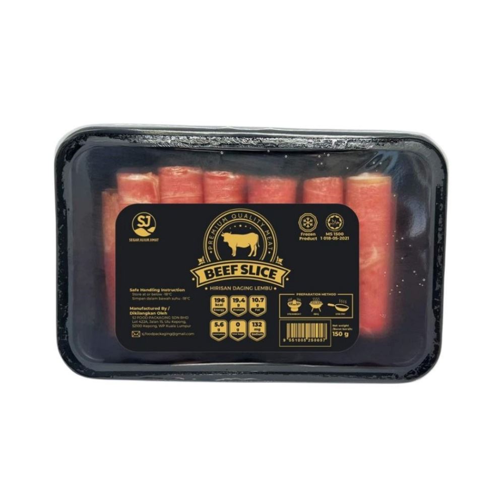 SJ Premium Sliced Beef (Tray) - 150g