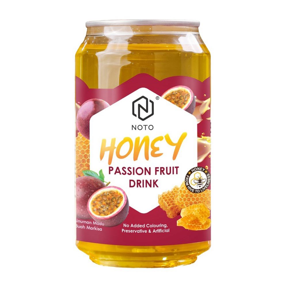 Noto Honey Passion Fruit Ready-To-Drink Beverage - 300ml