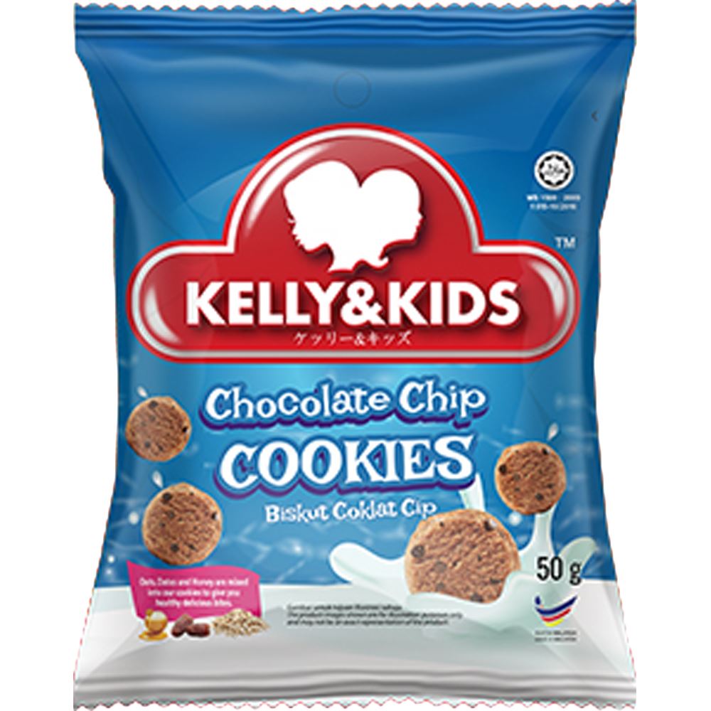 Kelly & Kids Chocolate Chip Cookies - 50g