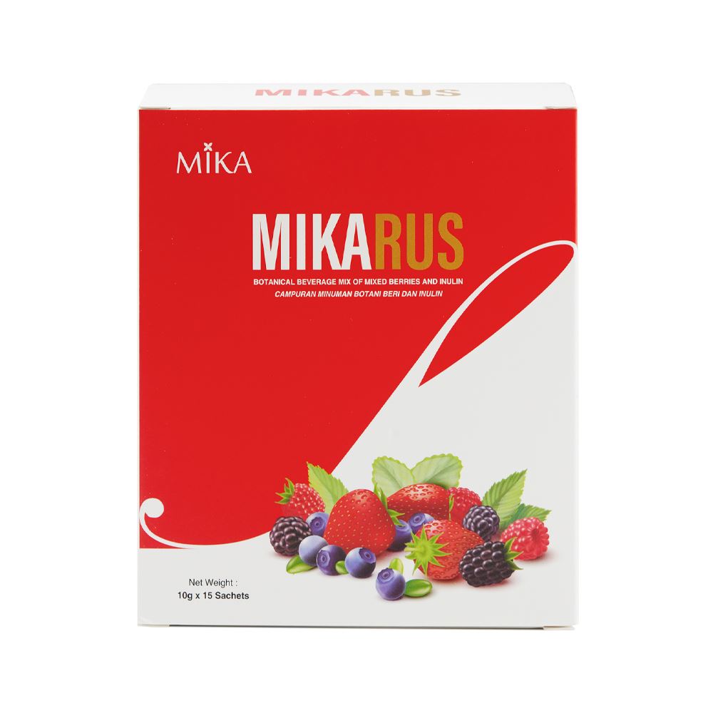 MIKA MIKARUS Botanical Beverage Mix of Mixed Berries and Inulin - 150g
