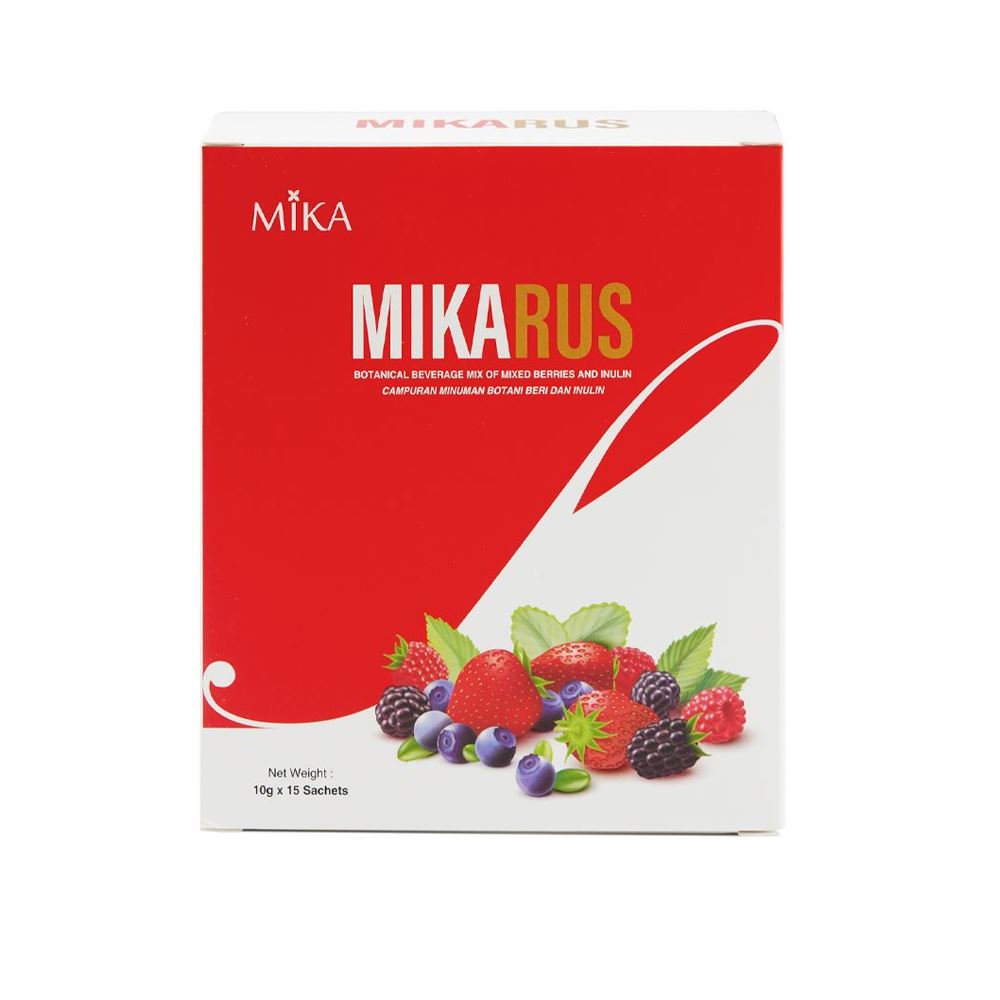 Mika Mikarus Botanical Beverage Mix of Mixed Berries and Inulin - 150g