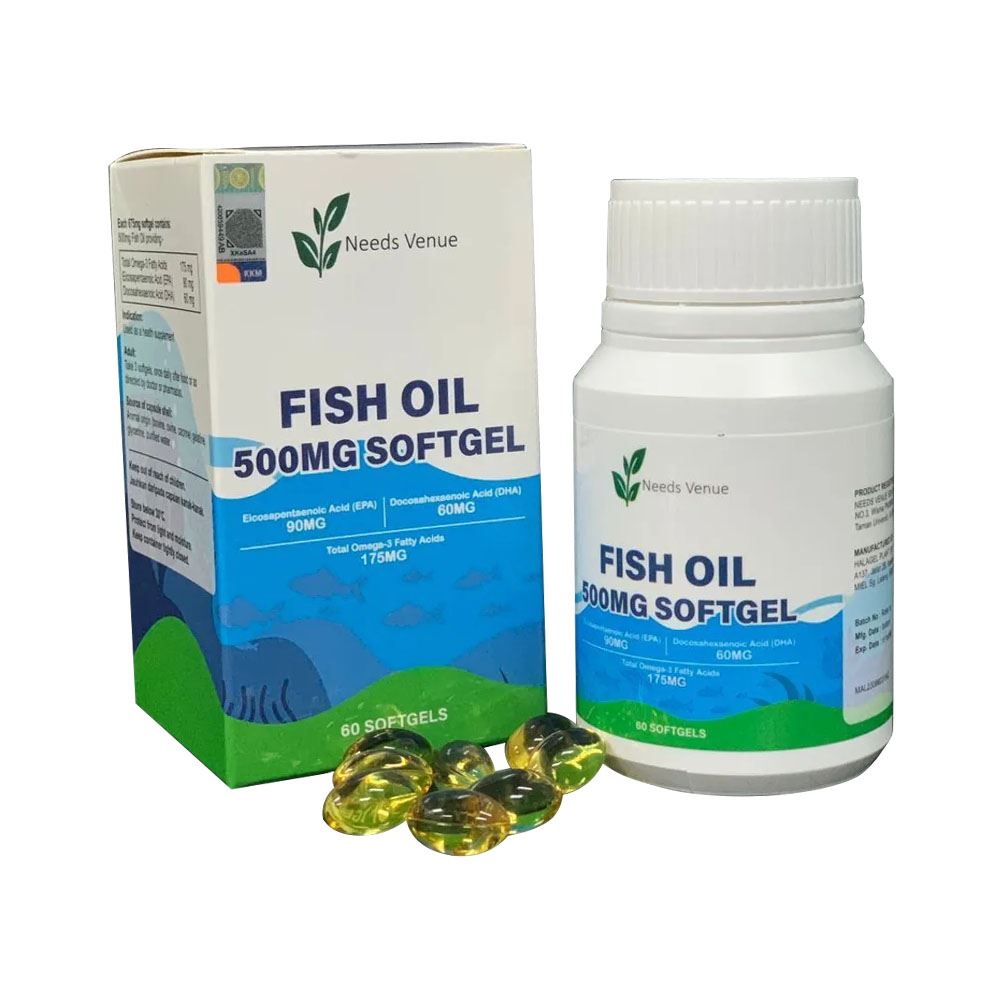 NV Fish Oil 60 Softgels - 500mg