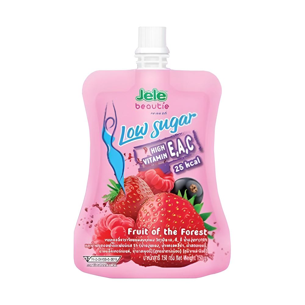 Jele Low Sugar Jelly Drink Fruit of the Forest (Mix Berries) Flavor - 150g