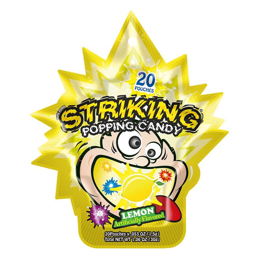 Striking Popping Candy Lemon Flavor - 30g