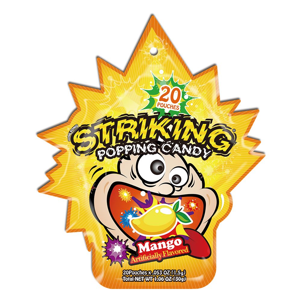 Striking Popping Candy Mango Flavor - 30g