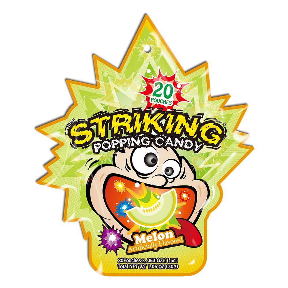 Striking Popping Candy Melon Flavor - 30g