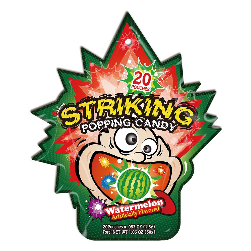 Striking Popping Candy Watermelon Flavor - 30g