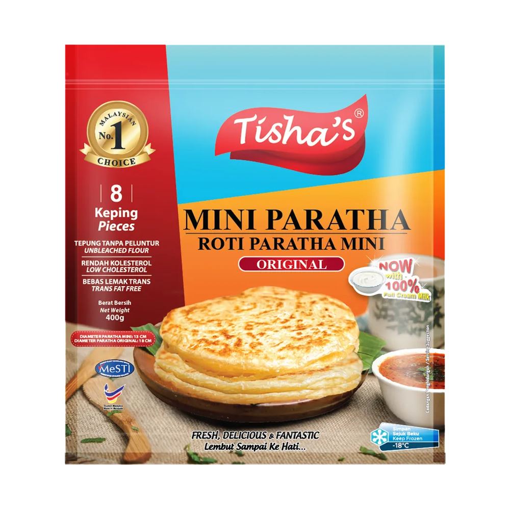 Tisha’s Mini Paratha 8 pieces - 400g